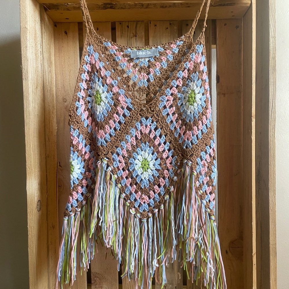 Macrame Fringe Tank
